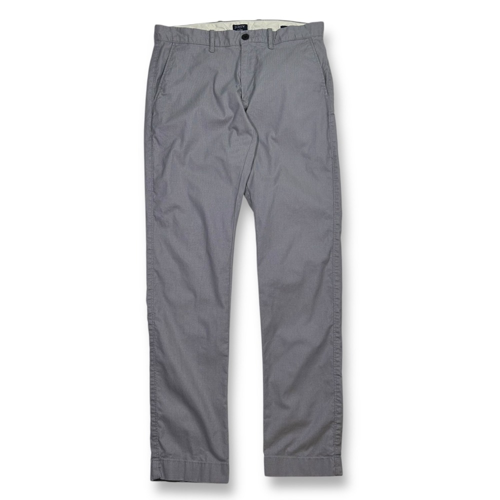 J.Crew Flex Slim‎ Chinos Pants Gray Stretch Casual Everyday Men's 31x32
